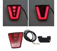 Kit Luce Stop Rossa per Auto 12V Kit Luce Stop Rossa per Auto(Red) | per flash dinamico, luce rossa intensa, materiale plastico , voltaggio 12V, design V style
