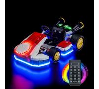 Kit luce telecomando compatibile con Lego 72037 Mario Kart - Set di illuminazione a LED per Mario Kart