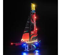 Kit luce telecomando compatibile con Lego Emirates Team New Zealand AC75 Yacht (senza modello), set di illuminazione a LED, compatibile con 42174 Technic Emirates Team New Zealand AC75 Racing Yacht