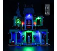 Kit luce telecomando compatibile con Lego Haunted Mansion 31167 (nessun modello), set di illuminazione a LED, compatibile con Lego Haunted Mansion giocattolo creativo