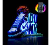 Kit luce telecomando compatibile con Lego Nike Dunk x L'EGO Set 43008 (senza modello), set di illuminazione a LED compatibile con Lego 43008 Nike Dunk x Set giocattoli creativi