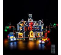Kit luce telecomando compatibile con Lego Stranger Things: The Creel House 11370 (nessun modello), set di illuminazione a LED, compatibile con i mattoncini Lego Stranger Things The Creel House