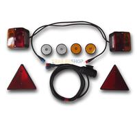 KIT LUCI 13 POLI ECONOMICO CARRELLO APPENDICE RIMORCHIO DA 300 KG NO RETRONEBBIA