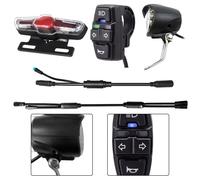 Kit Luci Bici con Segnali Di Giri Luce Freno Design Completamente Impe