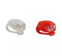 Kit Luci Bici LED Anteriore e Posteriore - Impermeabile in Silicone Flessibile