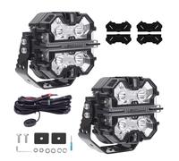Kit luci di guida a LED For Jeep UTV Spot Beam Side Shooter 21360LM Bianco 6000K