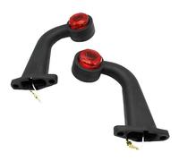 Kit luci di ingombro coppia fari laterali universali per trattore e rimorchio 18 cm 12V