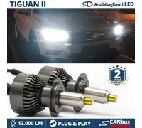 Kit Luci LED H7 per VW TIGUAN 2 AD1 ANABBAGLIANTI CANbus Bianco 6500K 12000LM