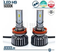 Kit Luci LED H9 CANbus Professionale Auto Luce Bianca POTENTE 8000LM Plug & Play