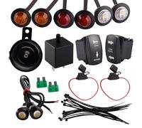 Kit Luci LED Interruttore Reverse Rocker Per Segnale Girevole Fit Honda