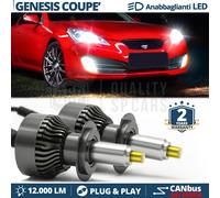 Kit Luci LED PER HYUNDAI GENESIS COUPÈ Anabbaglianti H7 CANbus Bianco Puro 6500K
