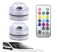 Kit luci LED sotto auto, luci LED d'atmosfera per auto | Cambia colore Illuminazione ambientale Luci della ribalta per auto,Telecomando, luci d'atmosfera automobilistiche per interni ed esterni di aut