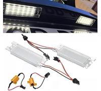 Kit luci led targa compatibile con Jeep Renegade posteriori canbus NO ERRORE 18 SMD 6000K luce bianco ghiaccio placchetta lampada ricambio (Renegade)
