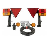 Kit luci posteriori con ribaltamento a molla macchina agricola