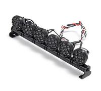Kit Luci Rc Per Axial Per Scx10 II Per Wraith Per Trx-4 1/10 4 5 6 Faretto Bianco Lampada Tetto Barra Luminosa Rc Modello Auto Camion Parti Decorative(6pcs)