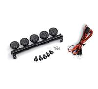 Kit Luci Rc Per Axial Per Scx10 II Per Wraith Per Trx-4 1/10 4 5 6 Faretto Bianco Lampada Tetto Barra Luminosa Rc Modello Auto Camion Parti Decorative(5pcs)