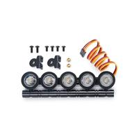 Kit Luci Rc Per Axial Per SCX10 Per TRX-4 D90 1/10 4 5 6 Faretti Luci Sul Tetto Barra RC Crawler Auto Camion Modello Parti Aggiornamento(White,5PCS)