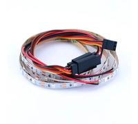 Kit Luci Rc Per Traxxas Per Trx4 Per Defender Per Axial Per Scx10 Per Rustler Per Fms Per Yikong Telaio 1/10 Barra Luminosa Striscia Lampada Rc Crawler(Red)