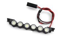 Kit Luci Rc Per TRX4M Per Bronco Per Defender K10 1/18 6 Luci Tetto Plastica Barra Faretti Fari Anteriori Fanali Posteriori Parti Cingolati RC(Size 3)