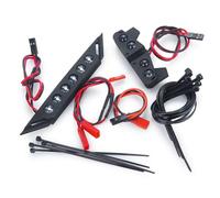Kit Luci Rc Per Vxl 4x4 2wd Xl-5 Per Slash 1/10 Barra Faretti Anteriore Posteriore 3-5v Rc Crawler Auto Ricambi Auto