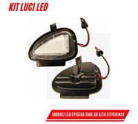 KIT LUCI SPECCHIETTI RETROVISORI ESTERNI LED COMPATIBILE CON VW GOLF 6 BERLINA