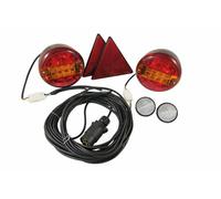 Kit luci standard con fanali rotondi a led Made in Italy