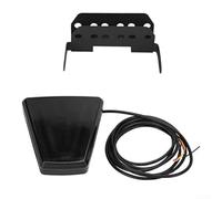 Kit Luci Stop Posteriori Plastiche Rosse 12V Auto | Design per lampeggiante unico, segnala per turno, laterali fisse, per flash freno 5 volte, plastica resistente(Black)