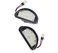 Kit Luci Targa Compatibile Con Toyota Per Aygo MK1 2005 2006 2007 2008 2009 2010 2011 2012 2013 2014 2x Numero Lampada Luce Targa 81270-0H010