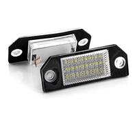 Kit Luci Targa Per Ford Per Focus Per MK2 Per C-MAX 2003 2PCS 12V LED Numero Licenza Lampada Della Luce Targa 6000K Super Bright White Lights