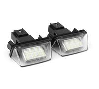 Kit Luci Targa Posteriore Peugeot 206 LED 98-12 Lampada Par Lato Dx/Sx