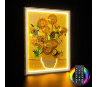 Kit luci telecomando compatibile con Lego 31215 Vincent van Gogh - Girasoli (non modello), set di illuminazione a LED compatibile con Lego Vincent van Gogh - Girasoli 31215 Giocattolo creativo