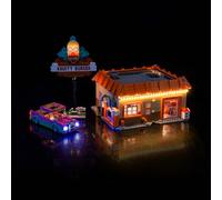 Kit luci telecomando compatibile con Lego The Simpsons: Krusty Burger 10352 (non modello), set di illuminazione a LED compatibile con Lego The Simpsons: Krusty Burger Creative Toy