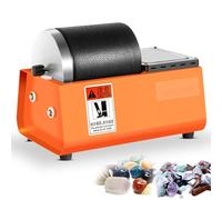 Kit lucidatore elettrico per bicchieri, 16 W, capacità 2,5 kg, velocità regolabile, basso rumore per cristalli, pietre, vetro e metallo