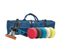 Kit Lucidatrice Draper 240V Dual Action 900W 150Mm 5 Spugne 1 Borsa 99375