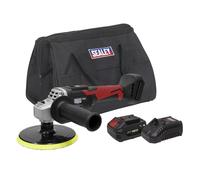 Kit Lucidatrice Elettrica Senza Fili Sealey 20V 4Ah Serie SV20 150Mm CP20VRPKIT