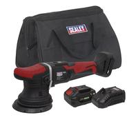 Kit Lucidatrice Orbitale Senza Fili Sealey 20V SV20 Serie 125Mm CP20VOPKIT
