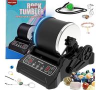 Kit lucidatrice professionale con velocità regolabile e display LCD per la macinazione di pietre preziose, ideale per la creazione di gioielli e artigianato per tutte le età