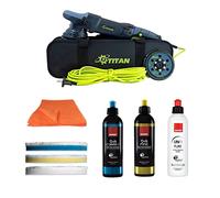 Kit Lucidatrice Rotorbitale Titan + Paste Abrasive Rupes 3x250 ml + 3 Pad Rupes