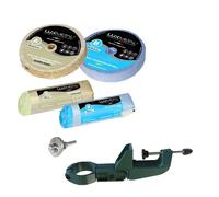 Kit Lucidatura metalli alluminio acciaio inox rame ottone supporto per trapano