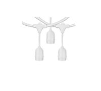 Kit luminaria 10 metri + 10 portalampada - prot. fusibile 10A NOVA LINE DK100B