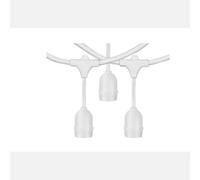 Kit Luminaria Con 10 Portalampade E27 10m Bianco