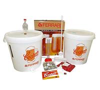 KIT LUSSO FERMENTAZIONE COOPERS PER BIRRA CON 2 CONTENITORI CON TRAVASATORE