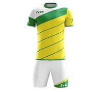 Kit Lybra Uomo Zeus Completino Manica Corta Sport Calcio Calcetto Allenamento Fitness Palestra Football Relax Tracksuit Training Maglia Pantaloncino