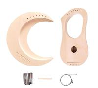 Kit Lyra - Strumento a corda in legno adatto ai principianti | Portatile per bambini, strumenti interattivi, regalo per gli amanti della musica, arpa fai da te