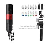 Kit Macchina For Tatuaggi Wireless Penna Rotativa Professionale For Con 20 Inchiostri For Aghi A Cartuccia For Trucco Completo For Principianti Azionamento Di Precisione(Wireless KitA)