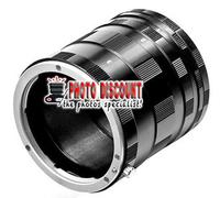 KIT MACRO EXTENSION TUBE adatto per CANON EOS 850D 90D 250D 2000D 4000D 200D 5D