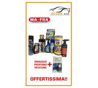 KIT MAFRA 10 PEZZI + 1 OMAGGIO PULIZIA E ASCIUGATURA COMPLETA PER AUTO MOTO