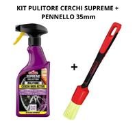 Kit MaFra Pulitore Cerchi Iron Active Supreme Pennello Detailing Brush 35mm