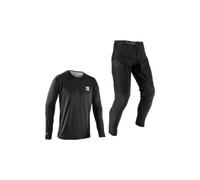 Kit maglia e pantaloni a manica lunga leatt gravity 1 0 nero bambino