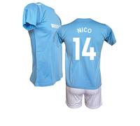Kit Maglia Nico 14 e Pantaloncino Manchester City Ufficiale 2025 2026